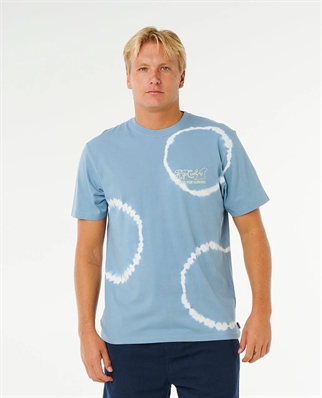 RIP CURL PACIFIC RINSE FIN TEE faded denim bryst